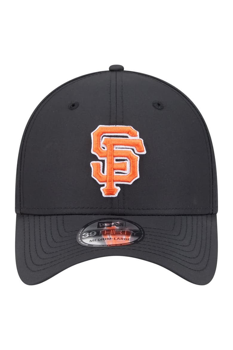 Men's New Era  Black San Francisco Giants Night 39THIRTY Flex Hat, Alternate, color, Black
