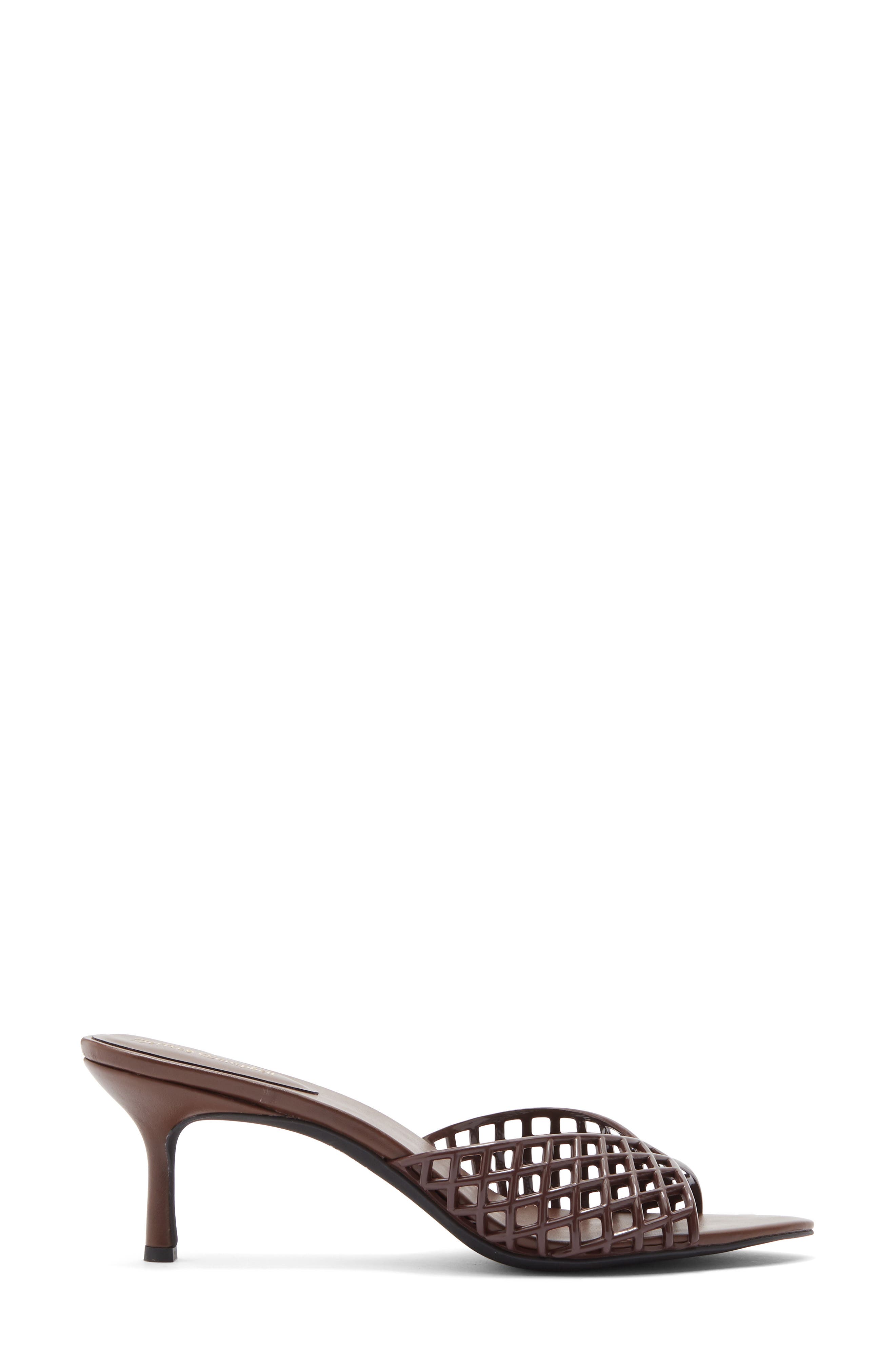 Seablue Jelly Slide Sandal, Alternate, color, BROWN
