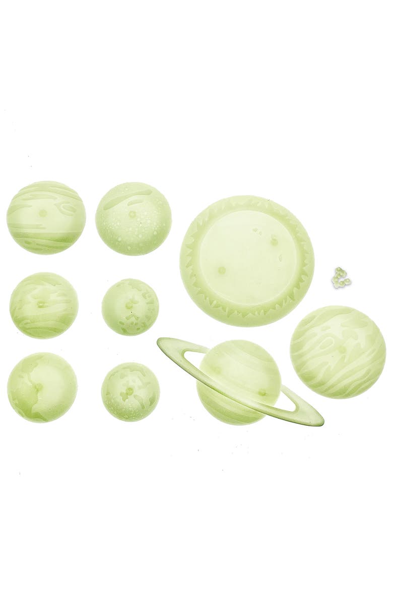 4M Glow 3D Solar System Glow in Dark Set, Ceiling Stick ons, Alternate, color, Multicolored