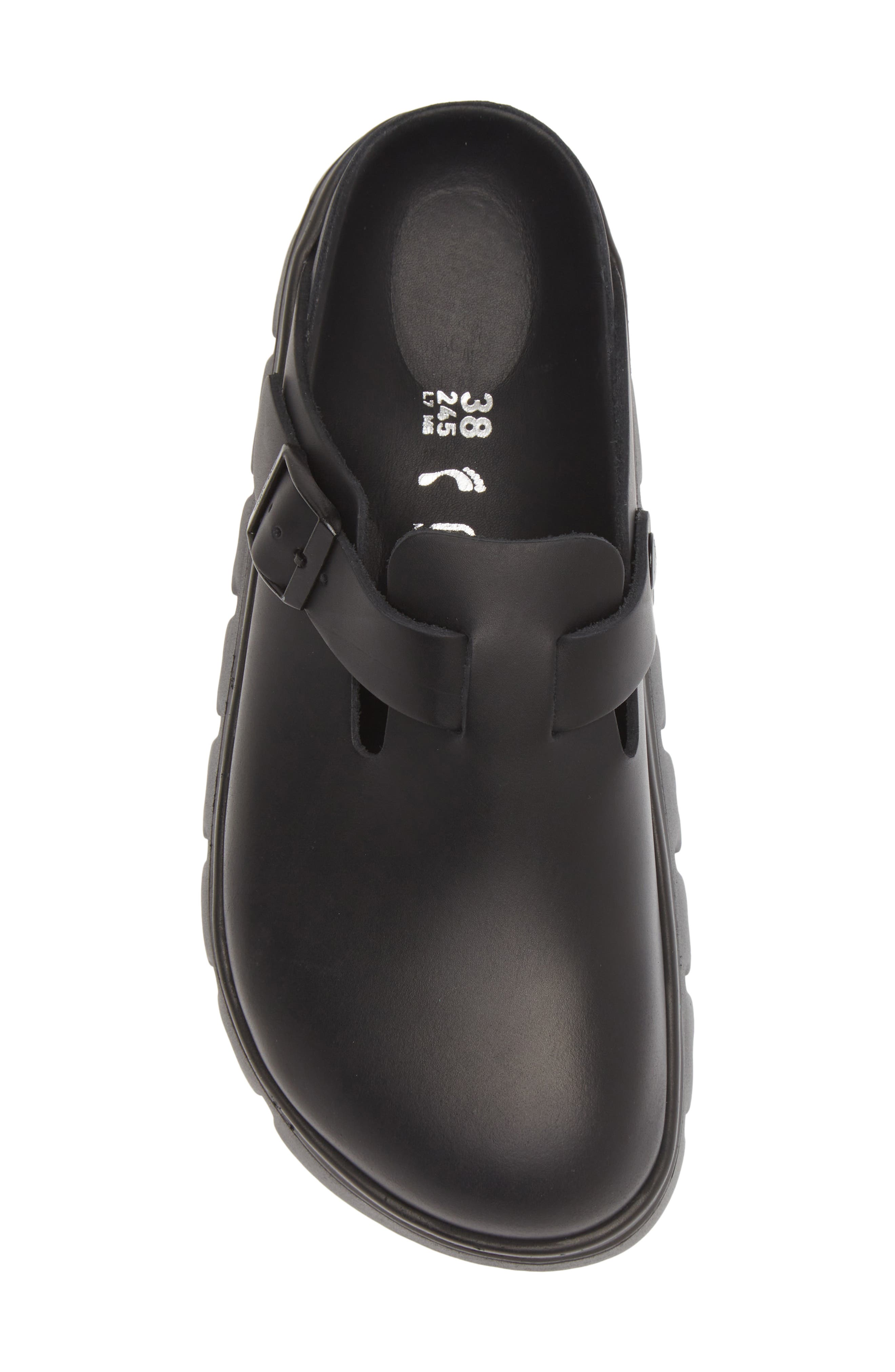 Birkenstock Papillio by Birkenstock Boston Chunky Exquisite Clog, Alternate, color, Black