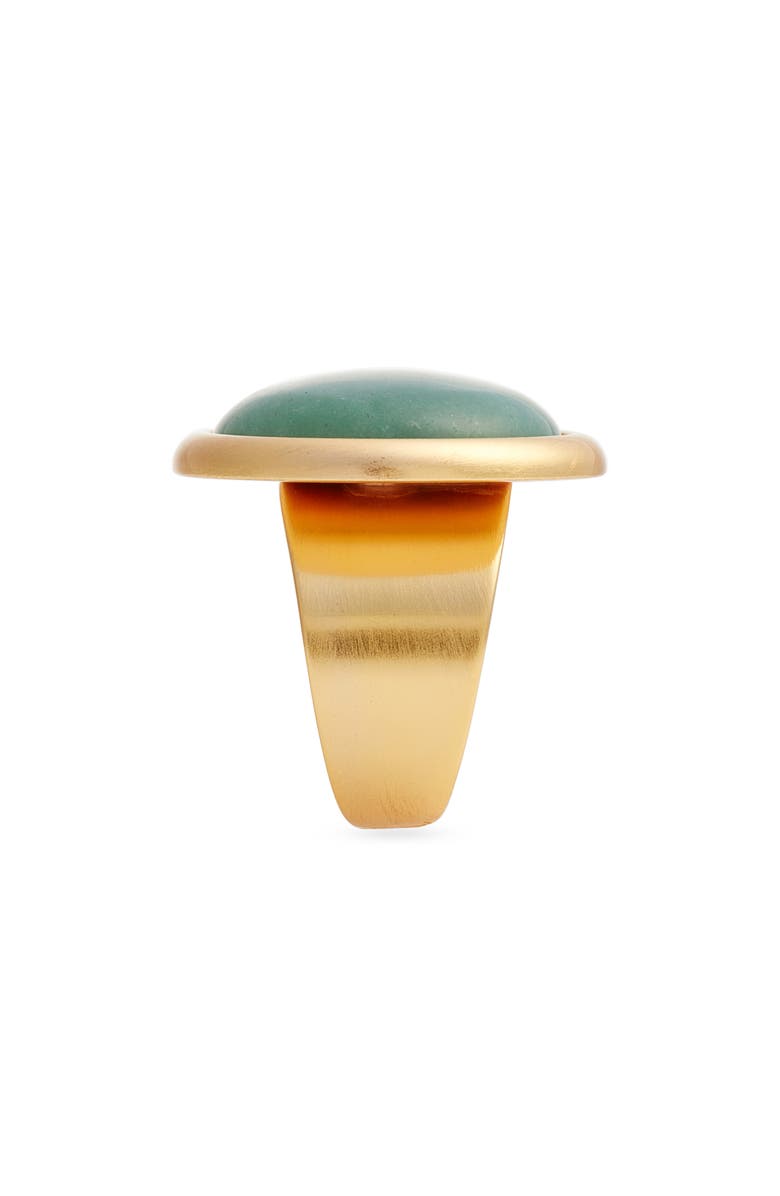 NEST Jewelry Brushed Ring, Alternate, color, Green
