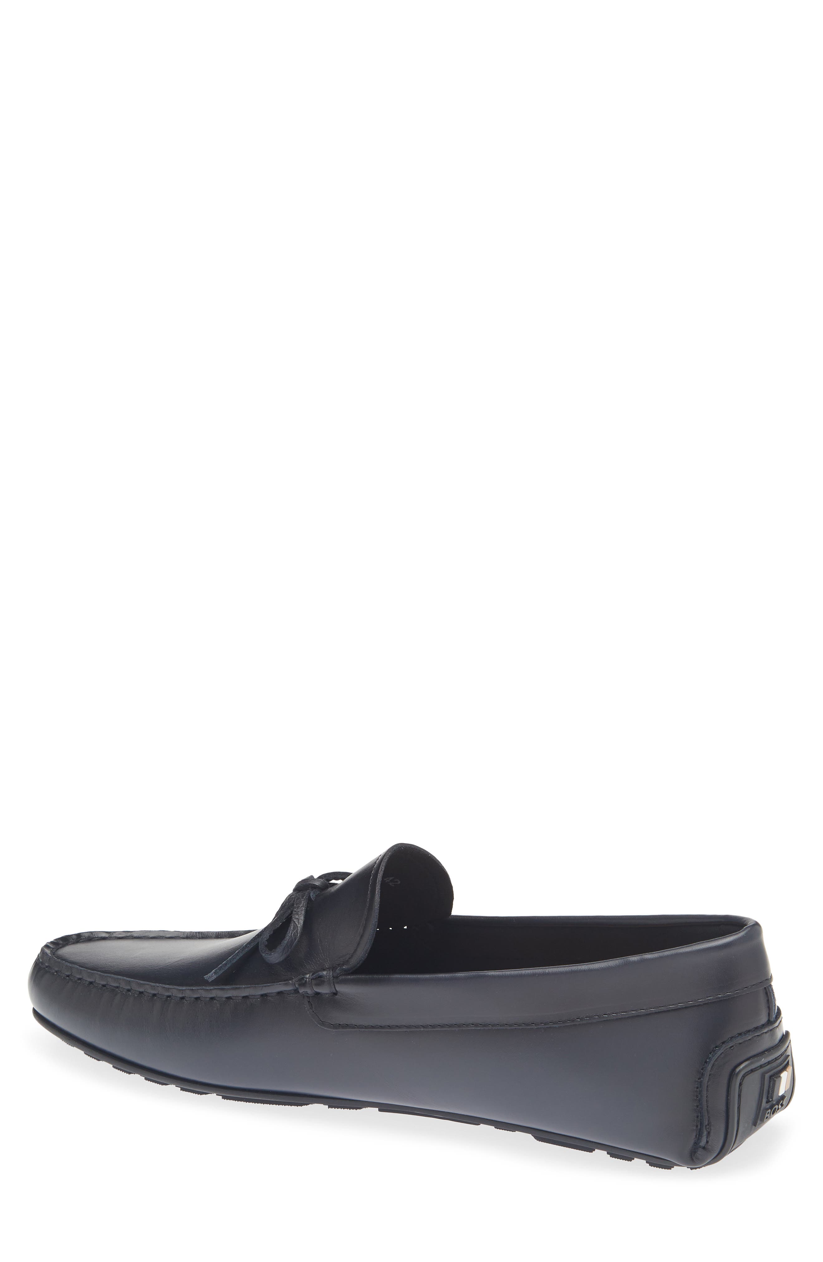 Noel Moc Toe Loafer, Alternate, color, DARK BLUE
