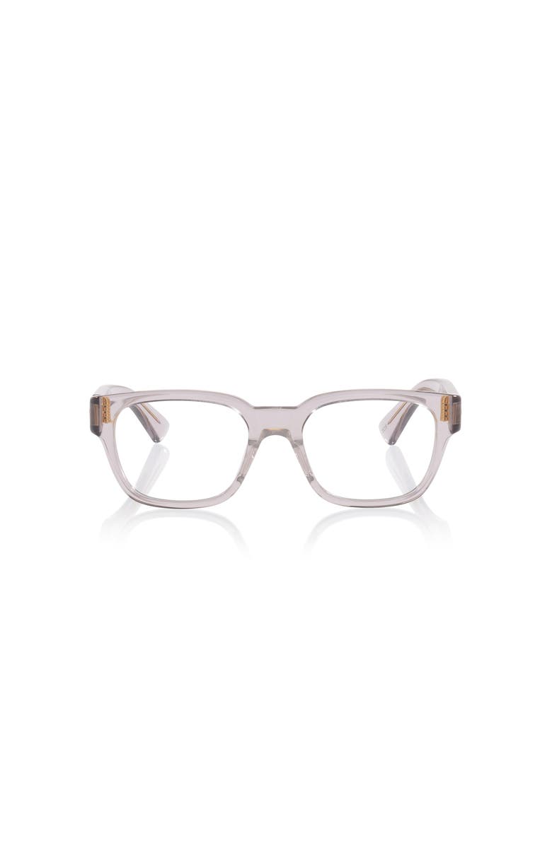 Bottega Veneta 52mm Rectangle optical glasses, Alternate, color, Grey