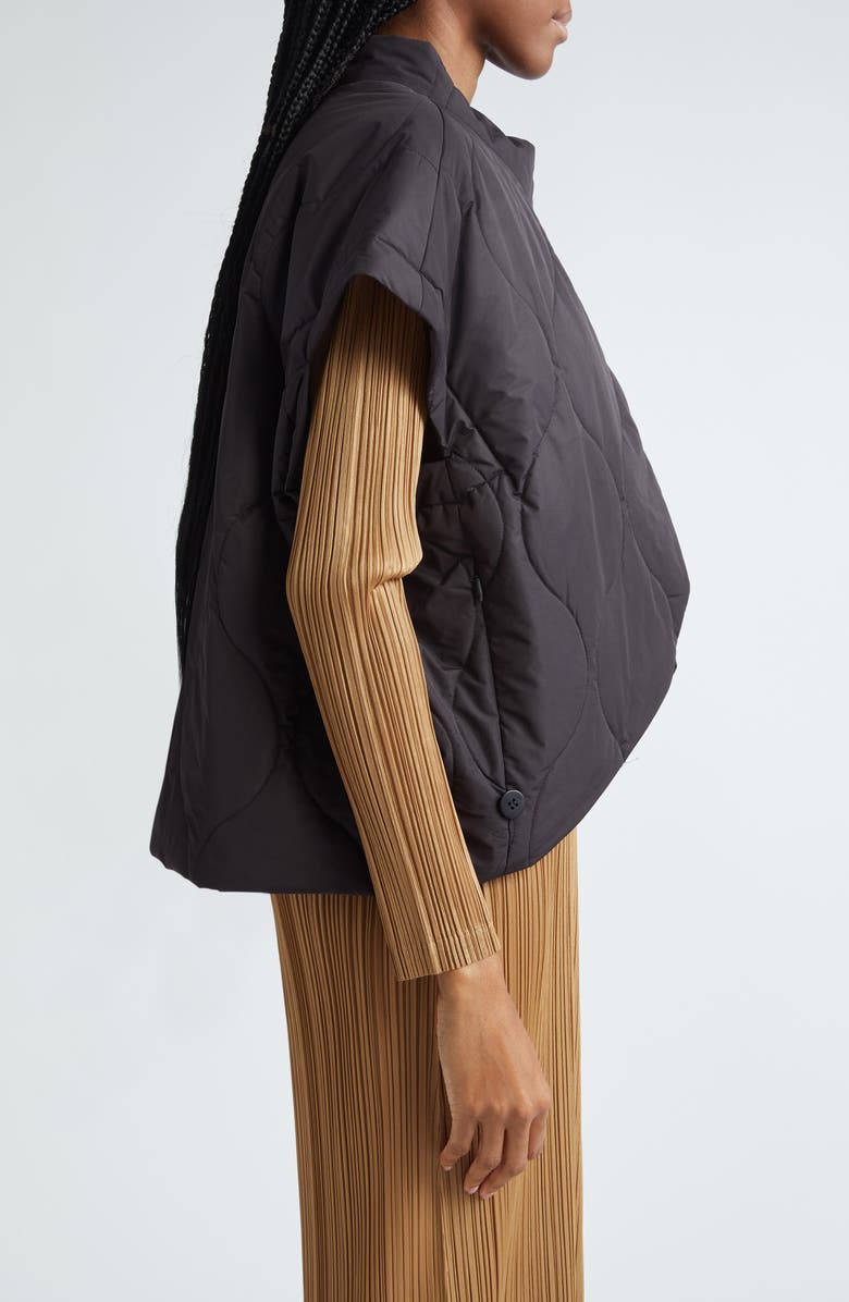 Pleats Please Issey Miyake Asteroid Quilted Jacket, Alternate, color, 