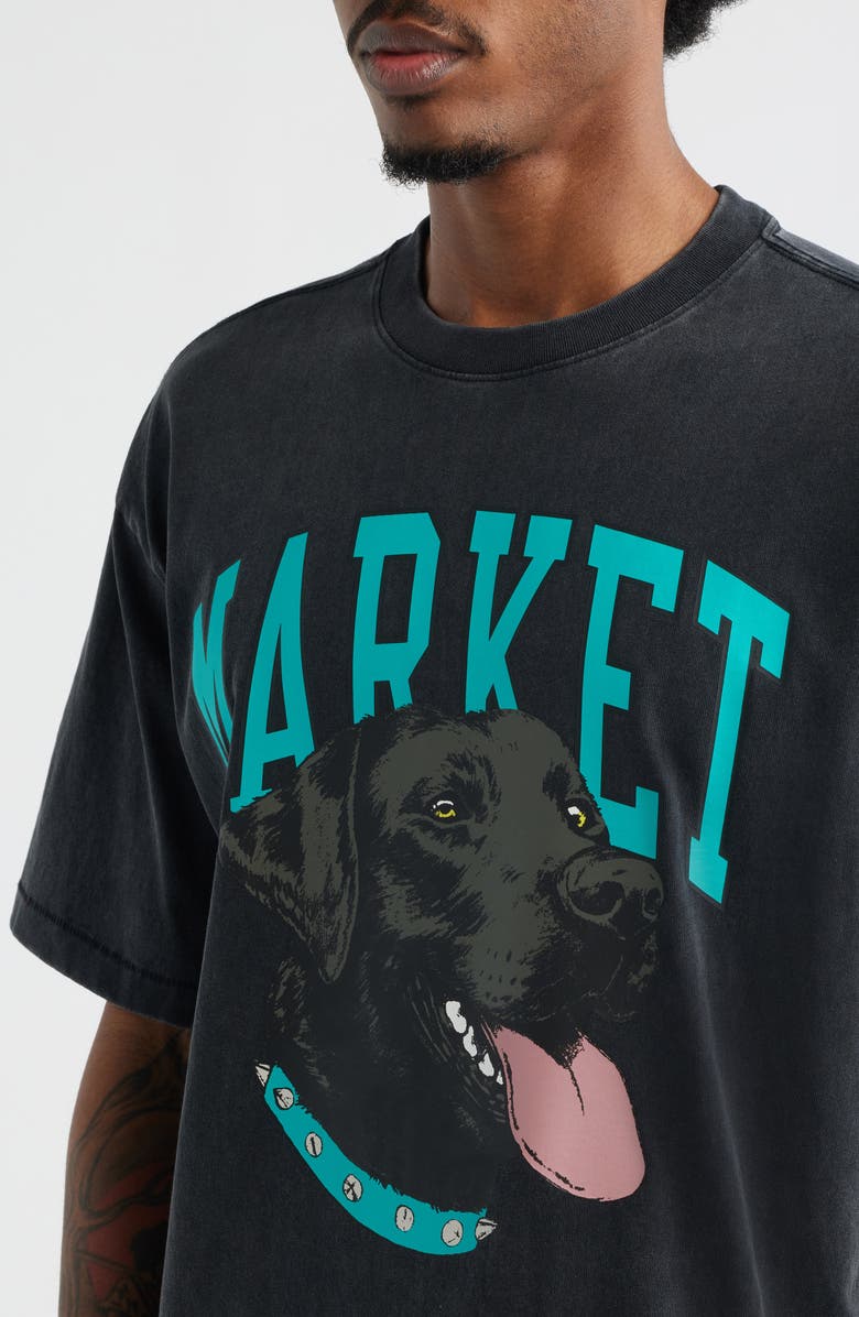 MARKET Black Lab Arc Graphic T-Shirt, Alternate, color, Black