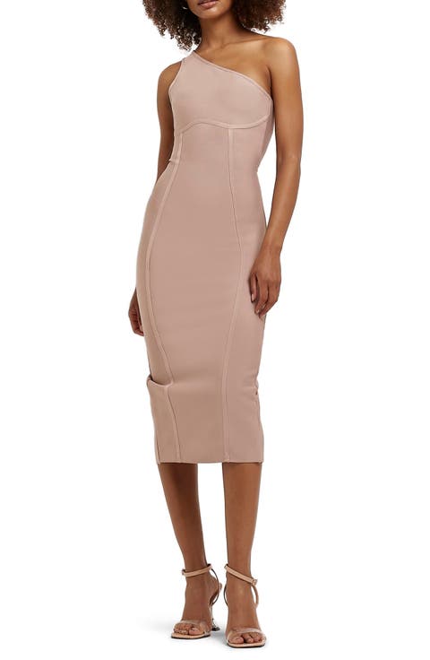 One-Shoulder Bandage Dress
