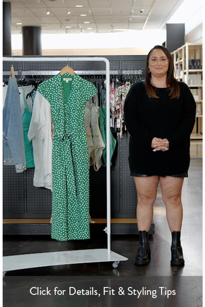 Polka Dot Wrap Front Cotton Dress video