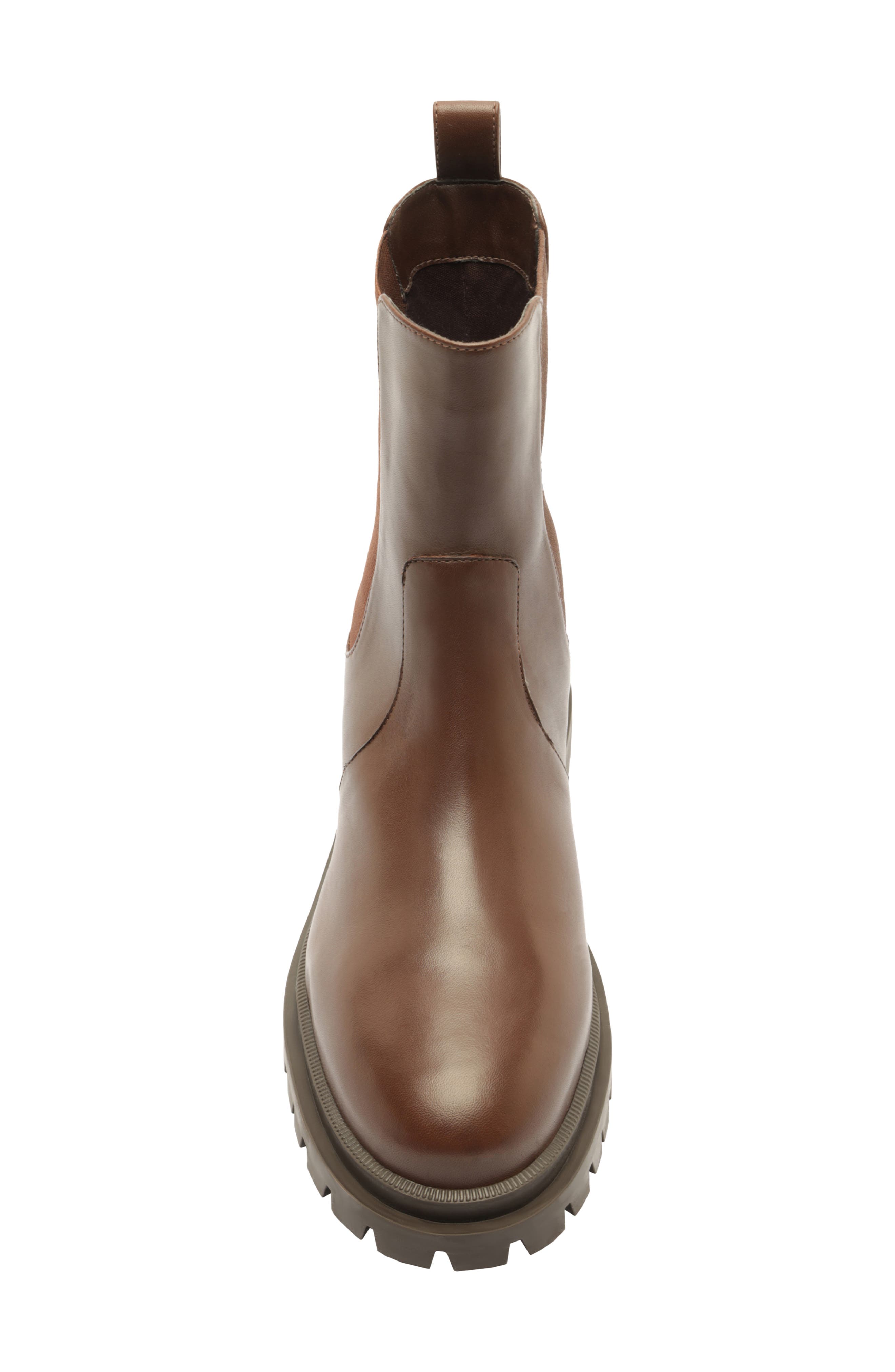 Brandy Lug Sole Chelsea Boot, Alternate, color, NEW COCOA