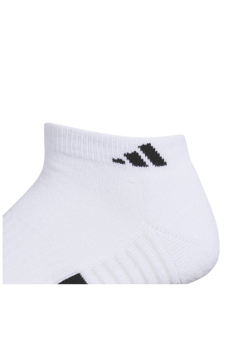 Cushioned 4.0 3-Pack Ankle Socks, Alternate, color, WHITE/ BLACK/ CLEAR GREY