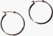 Nickel & Suede Halo Hoops Earrings