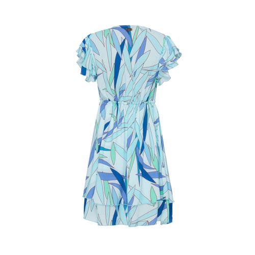 Vilebrequin Women Short Viscose Dress Madrague In Blue