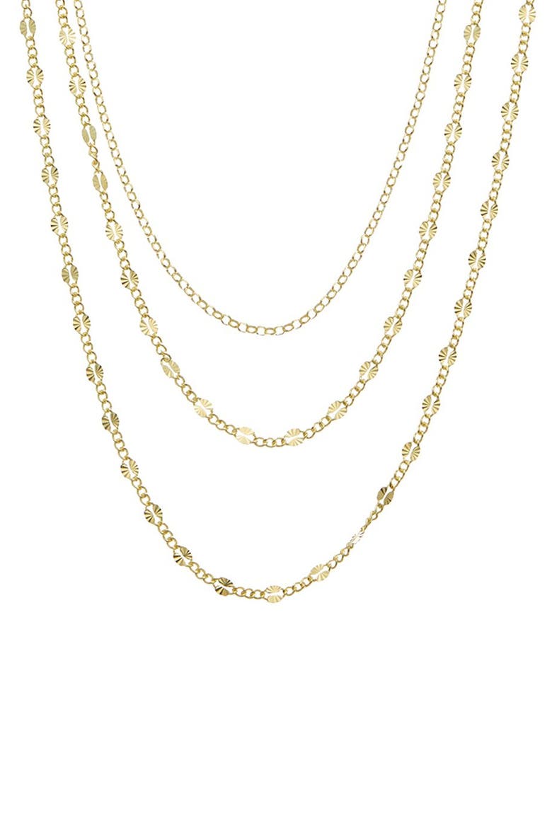 Multi Strand Necklace, Alternate, color, YELLOW