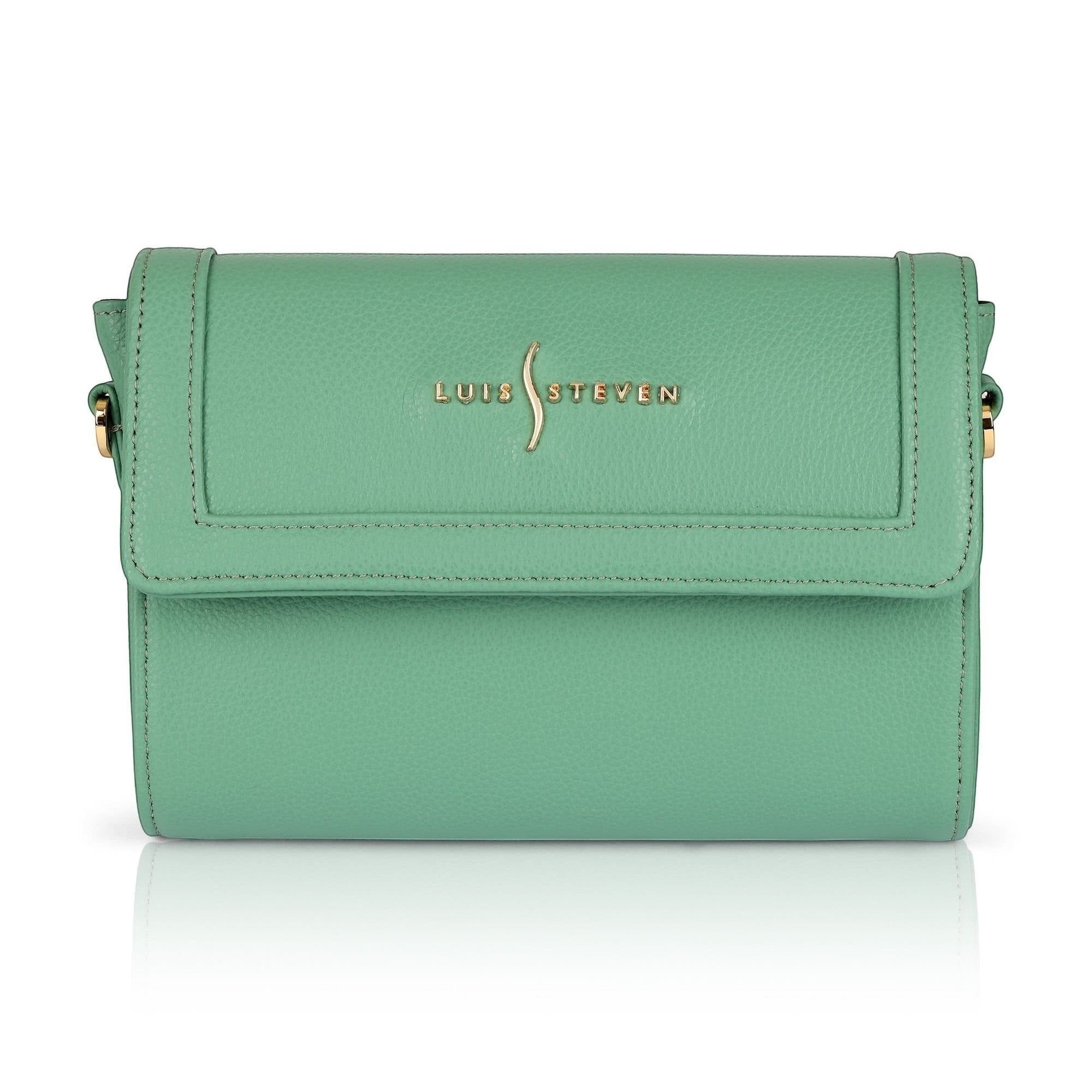 Charley Leather Crossbody, Main, color, Sage