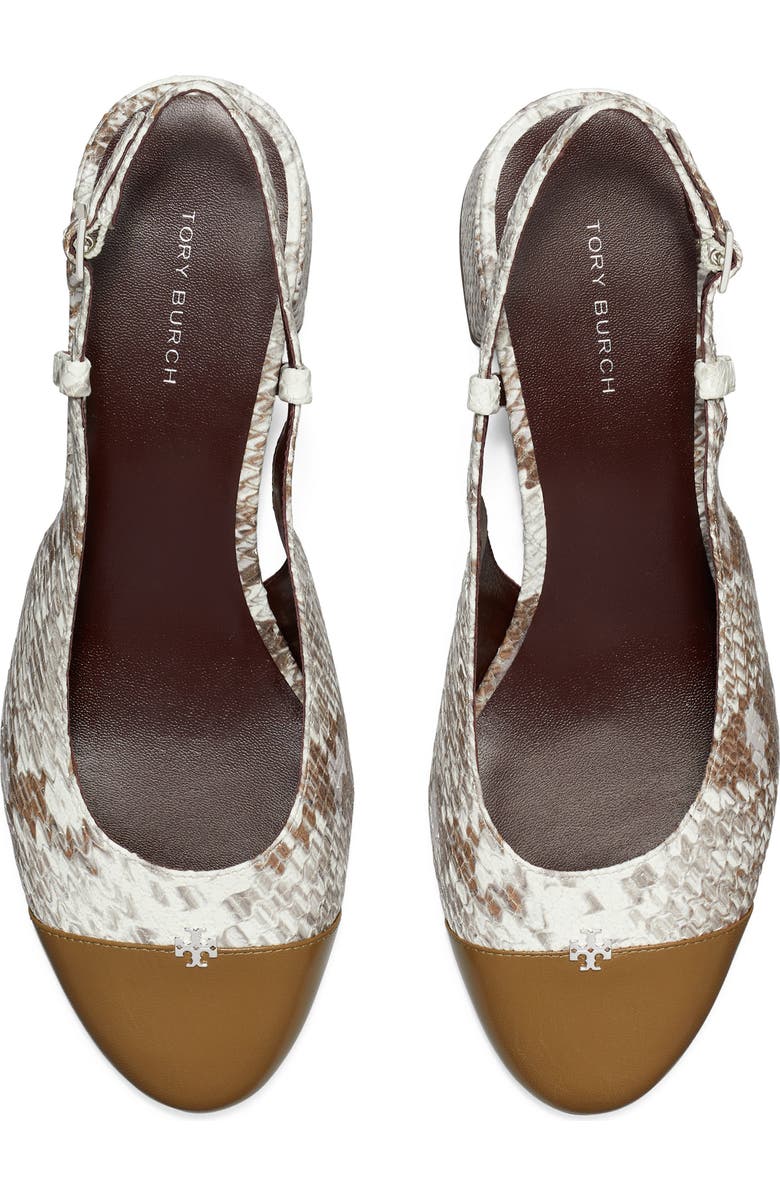 Tory Burch Cap Toe Slingback Pump, Alternate, color,