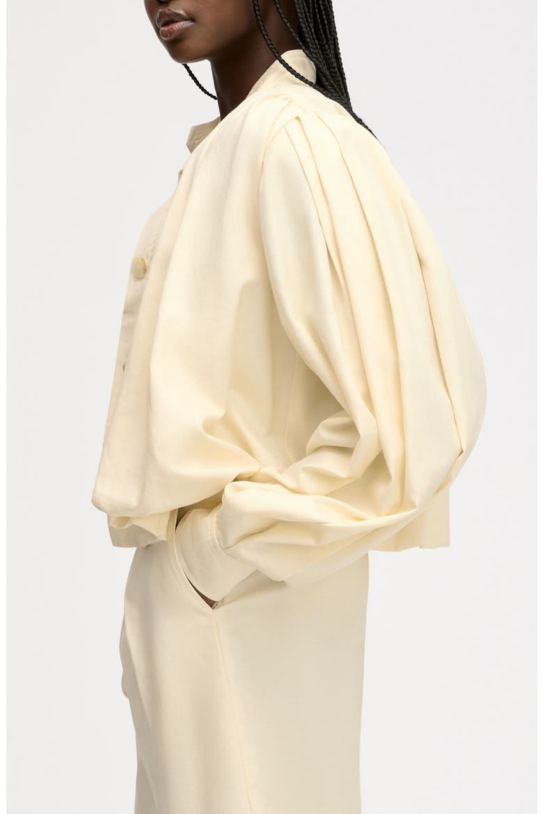 Crop Bubble Trench, Alternate, color, ALMOND