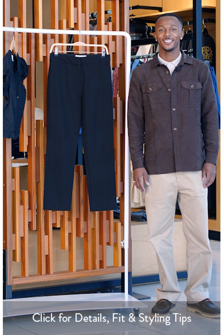 Crosby Slim Fit Crop Pants video