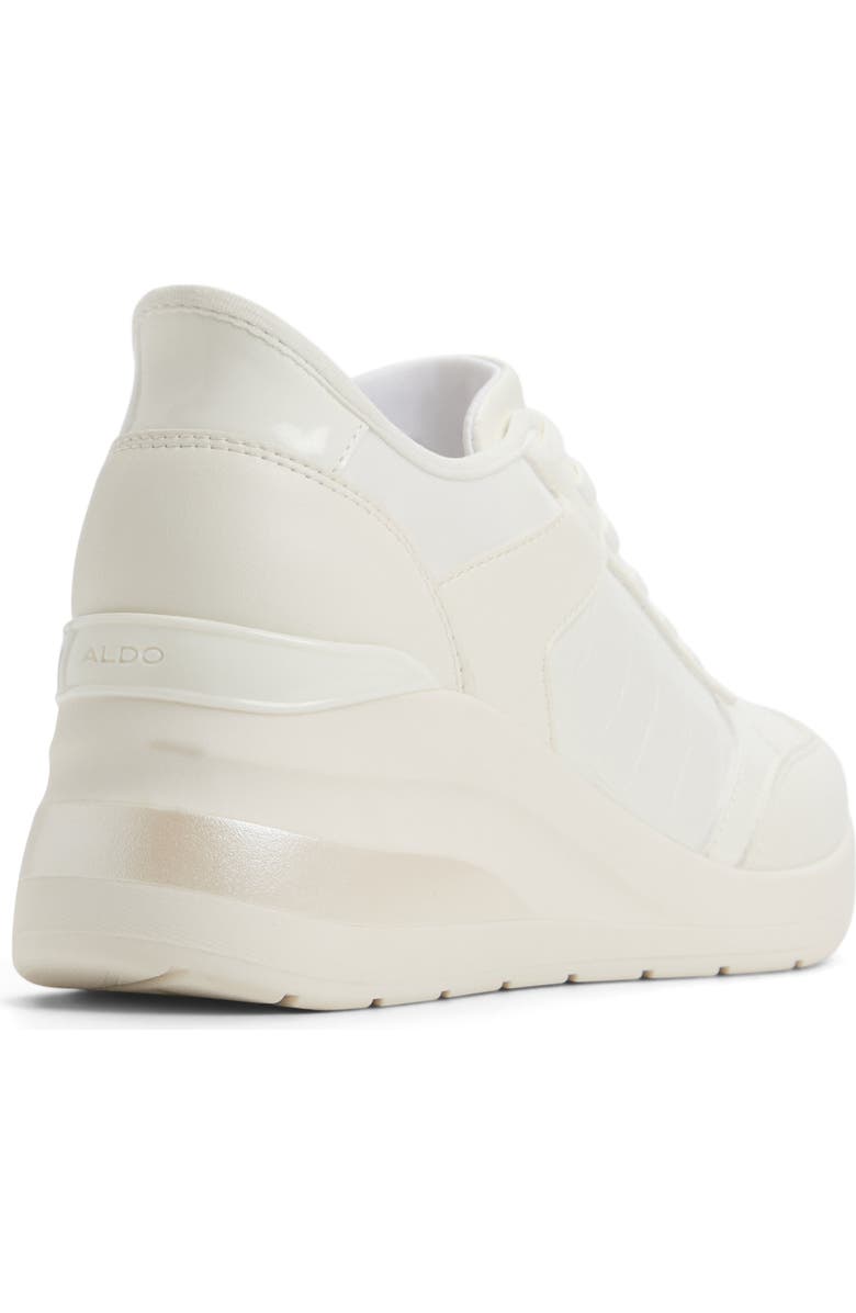 ALDO Iconistep Wedge Sneaker, Alternate, color, White