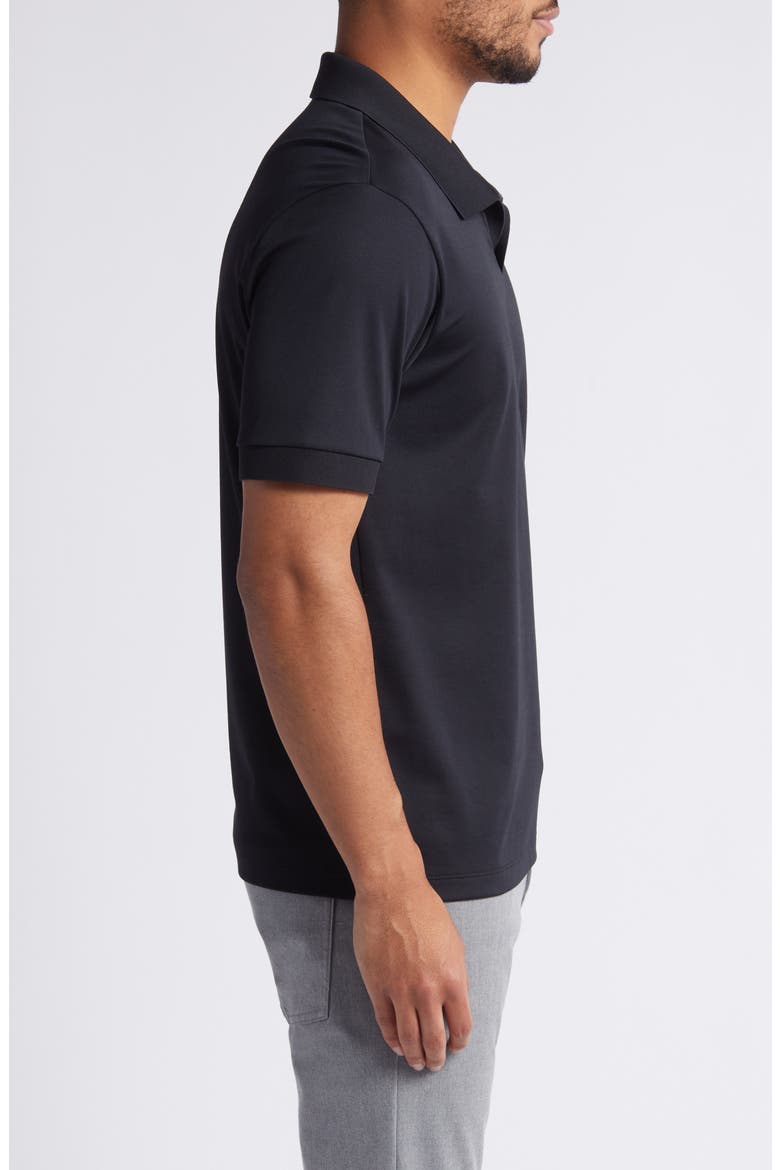 Malden JC. Atlas Cotton Polo, Alternate, color, BLACK