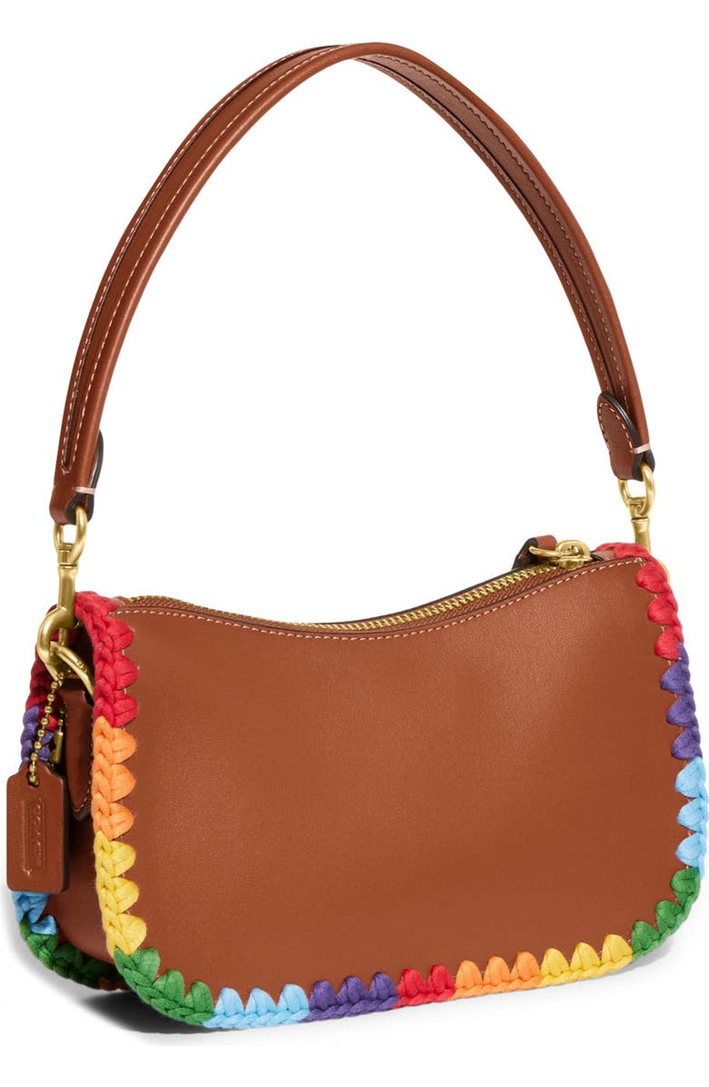 COACH Pride Swinger 20 Leather Shoulder Bag, Alternate, color,