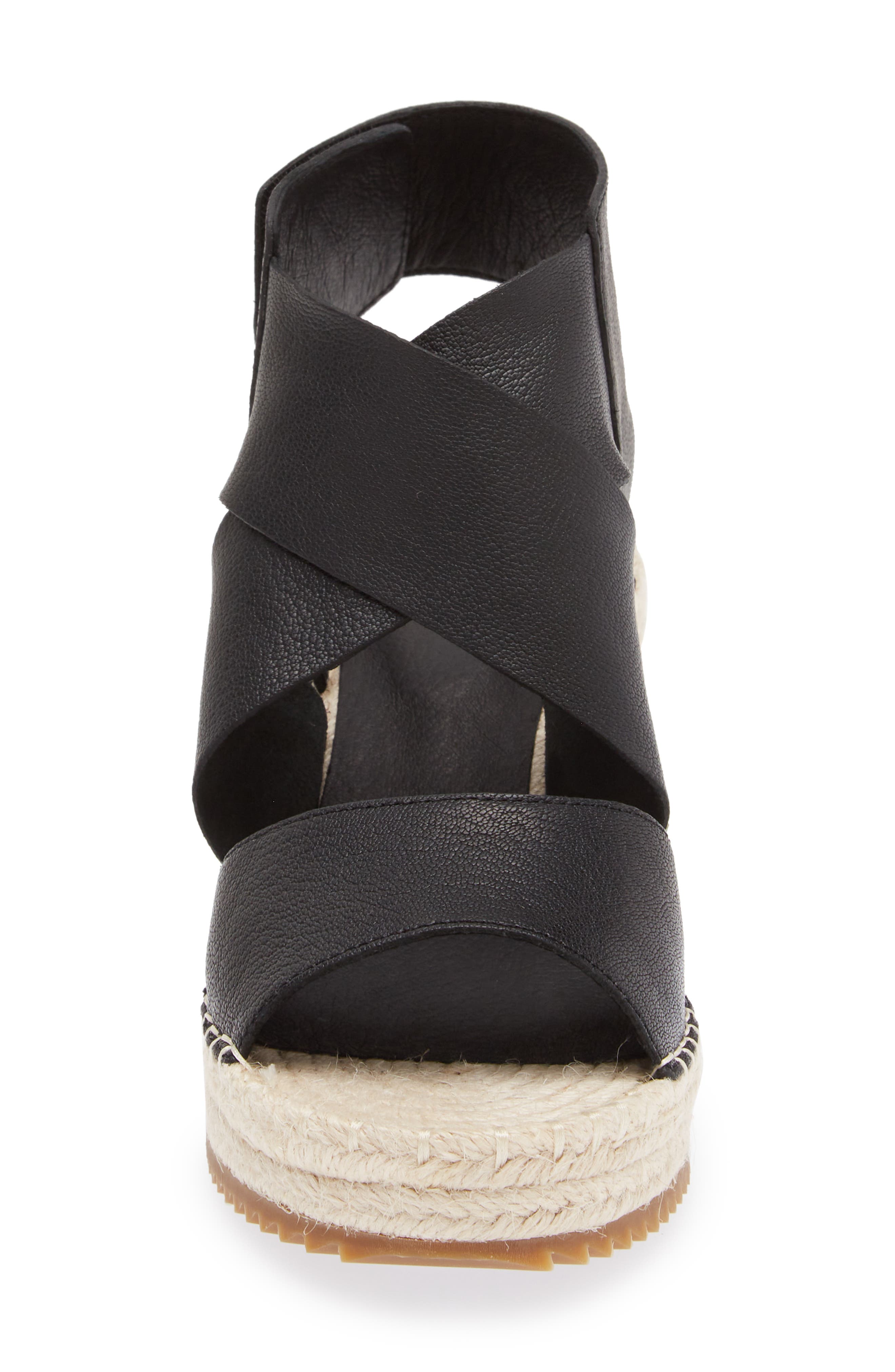 Eileen Fisher 'Willow' Espadrille Wedge Sandal, Alternate, color, 