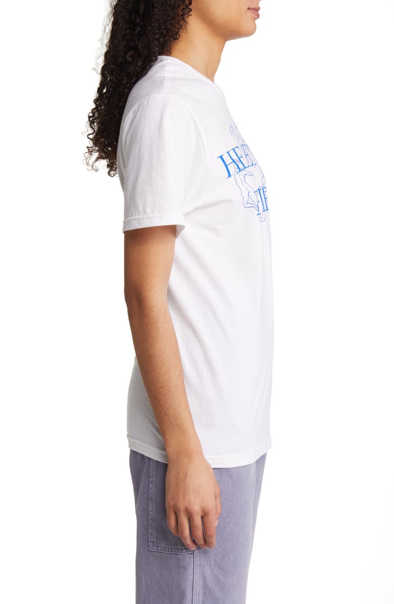 One DNA Gender Inclusive Heavenly Bodies Graphic Tee, Alternate, color, White