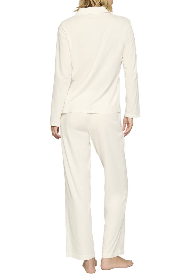 Organic Pima Cotton Pajamas, Alternate, color, IVORY