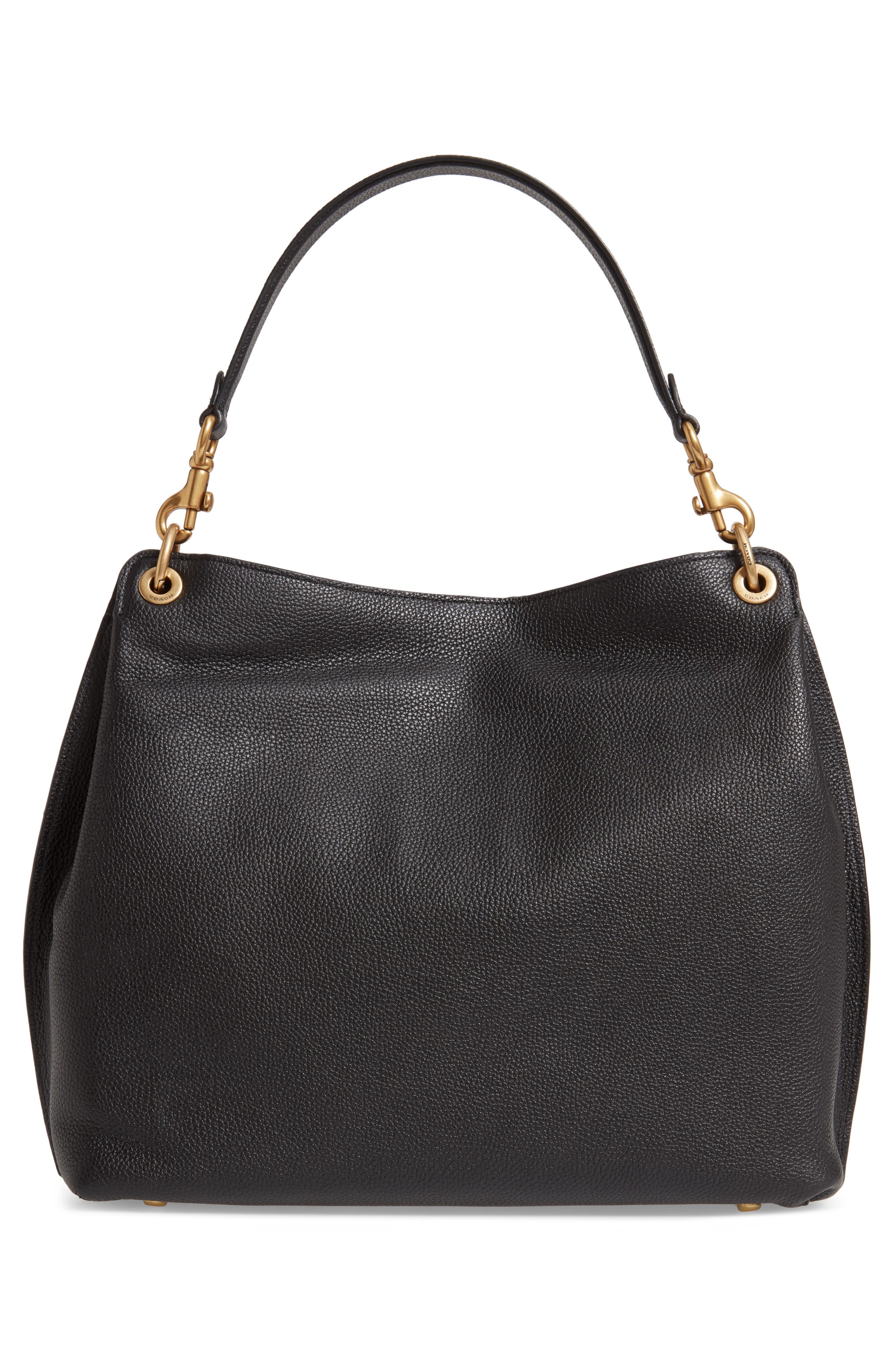 COACH Tabby Leather Shoulder Bag, Alternate, color, 