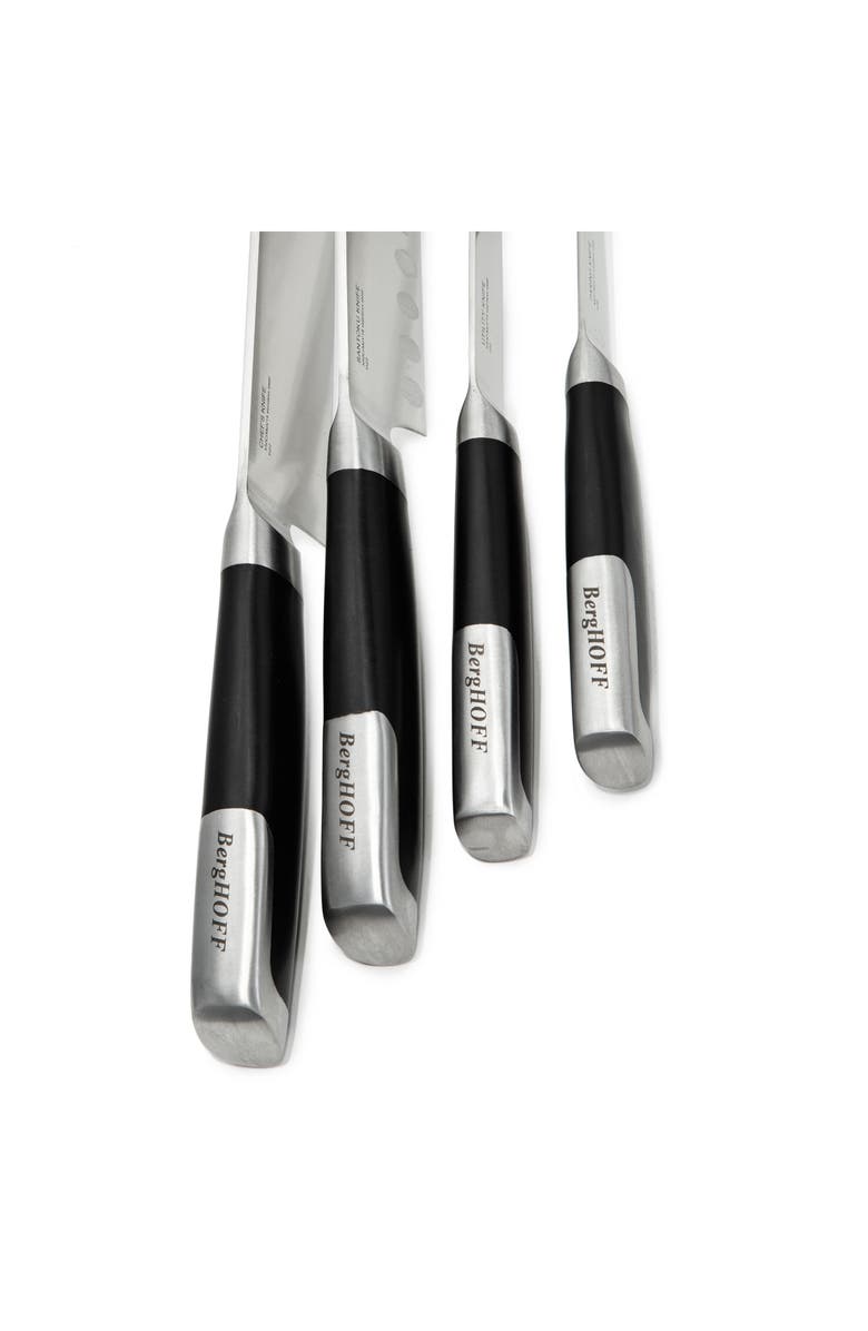 BergHOFF 4-Piece Stainless Steel Cutlery Set, Alternate, color, Black