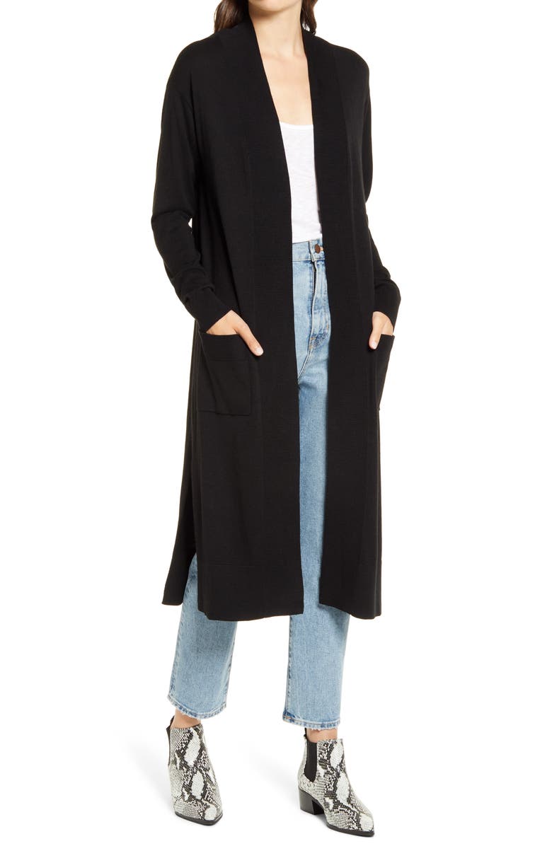 Chelsea28 Open Duster Cardigan, Main, color,