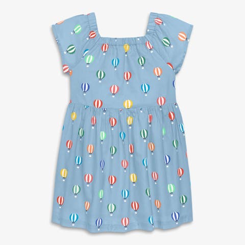 Kids Twirly Dress  In Stream (Toddler, Little Kid, Big Kid)