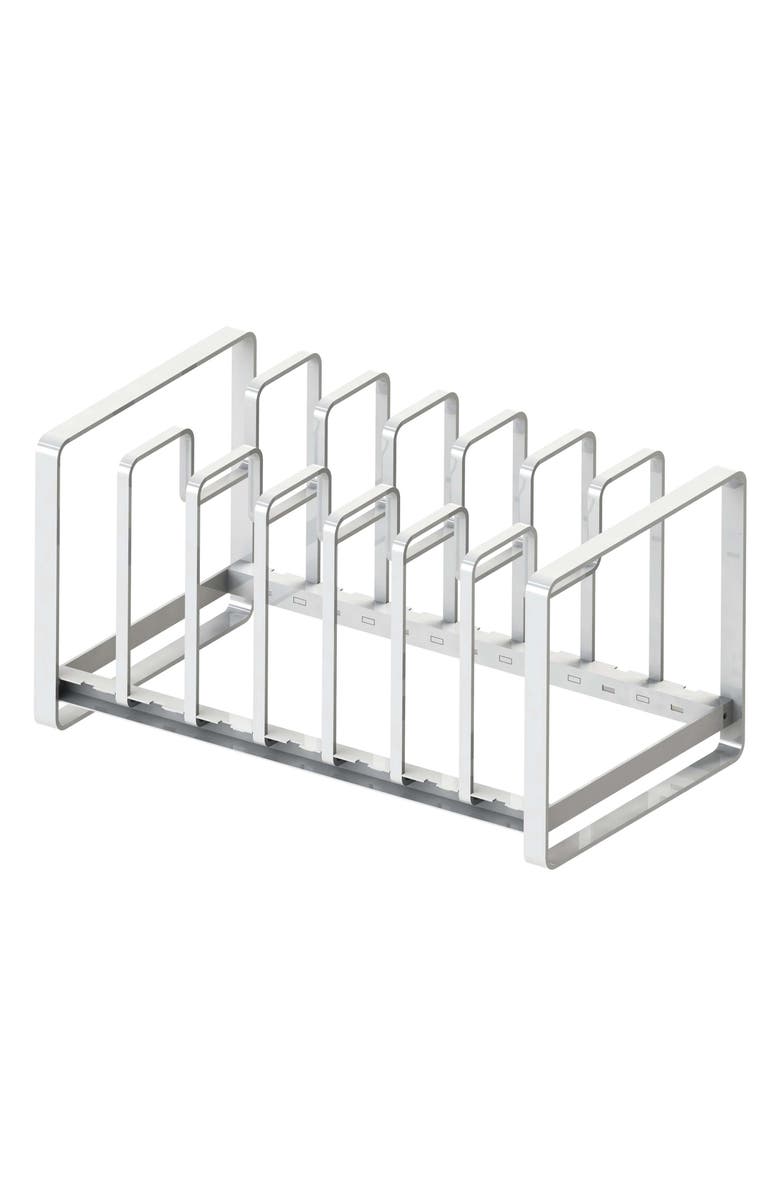Yamazaki Cupboard Storage Rack, Main, color, White