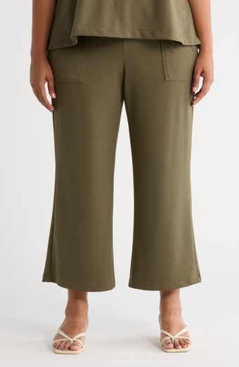 MAX STUDIO Crop Wide Leg Pants