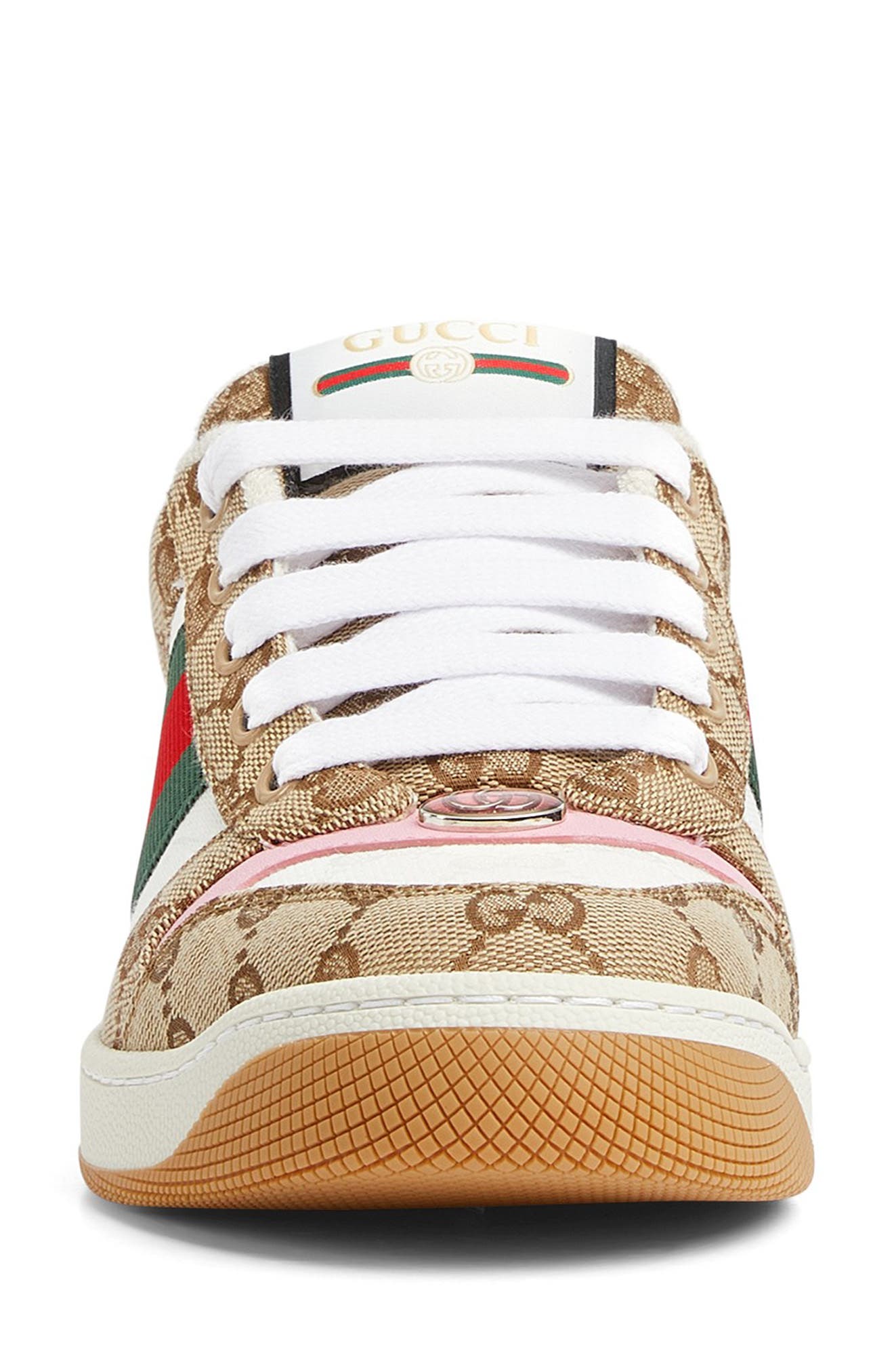 Gucci Screener Sneaker, Alternate, color, Beige