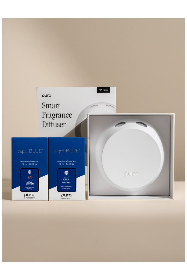 x Capri Blue Pura 4 Smart Fragrance Diffuser Set, Alternate, color, WHITE MULTI
