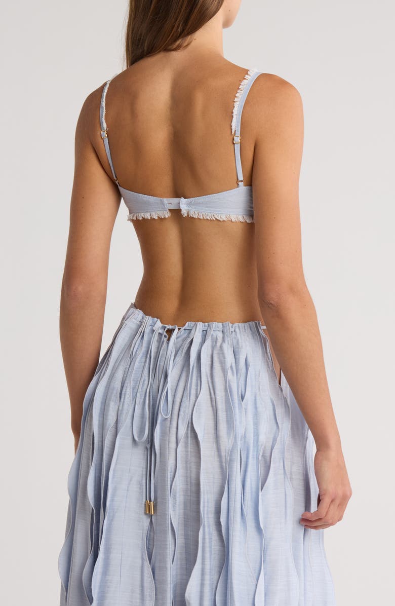 Cult Gaia Eza Top, Alternate, color, Marine