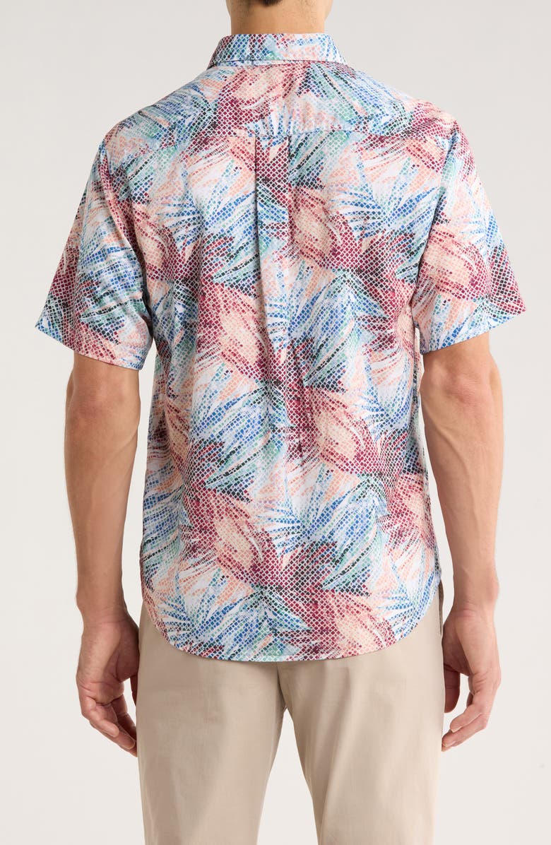 Tommy Bahama Tortola Cartago Palms Button-Up Shirt, Alternate, color, Santa Ana