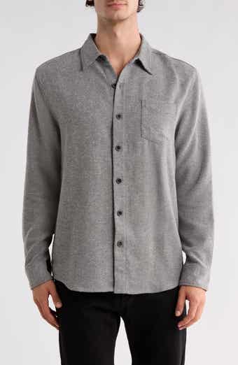Pebble Dobby Cotton Shirt Jacket