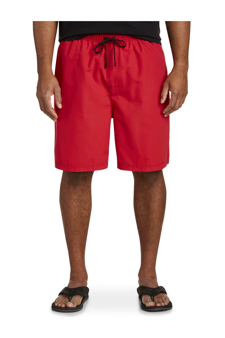 Big & Tall Swim Trunks, Main, color, RED