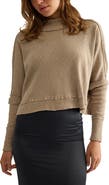 Free People Moon Daisy Mock Neck Top