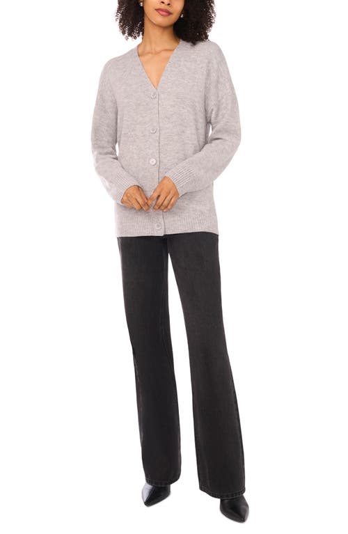 Halogen ® Cozy V-neck Cardigan In Gray