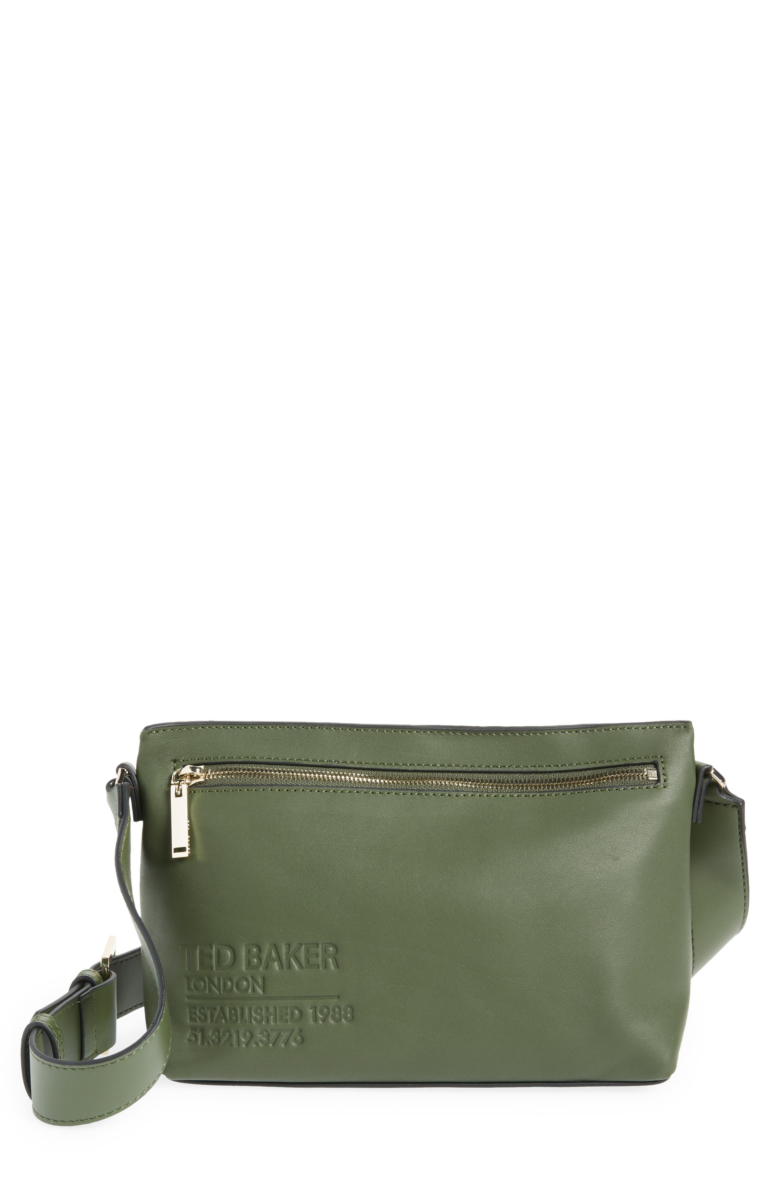 Jordell Crossbody Bag, Main, color, DARK GREEN