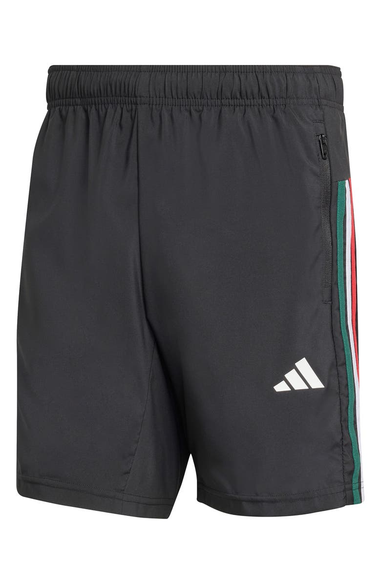 adidas Workout Essentials Base 3-Stripe Shorts, Alternate, color, 