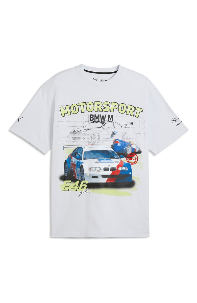 PUMA BMW M Motorsport Cotton Graphic T-Shirt, Alternate, color, Silver Mist