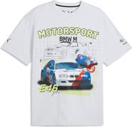 PUMA BMW M Motorsport Cotton Graphic T-Shirt