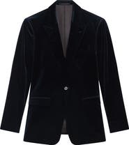 Theory Chambers Cotton Velvet Suit Jacket