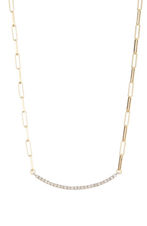 Diamond Paperclip Link Necklace - 0.06ct.