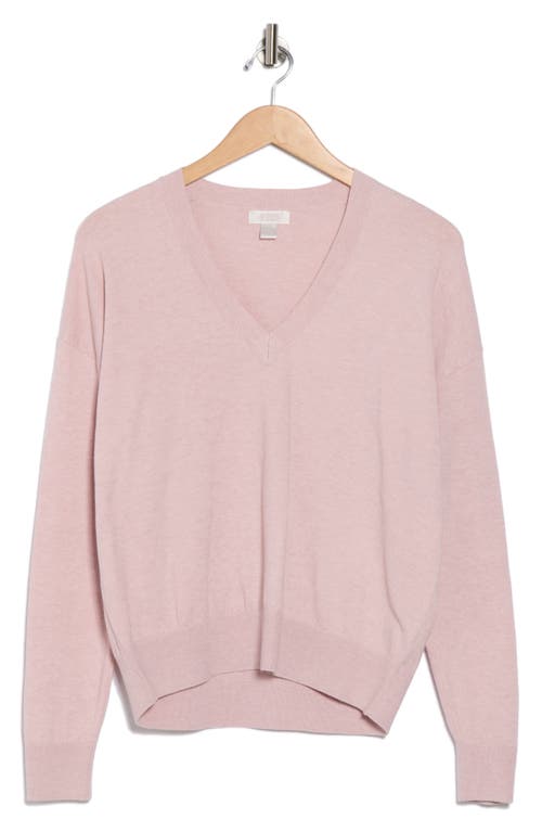 Nordstrom Rack V-neck Pullover Sweater In Pink