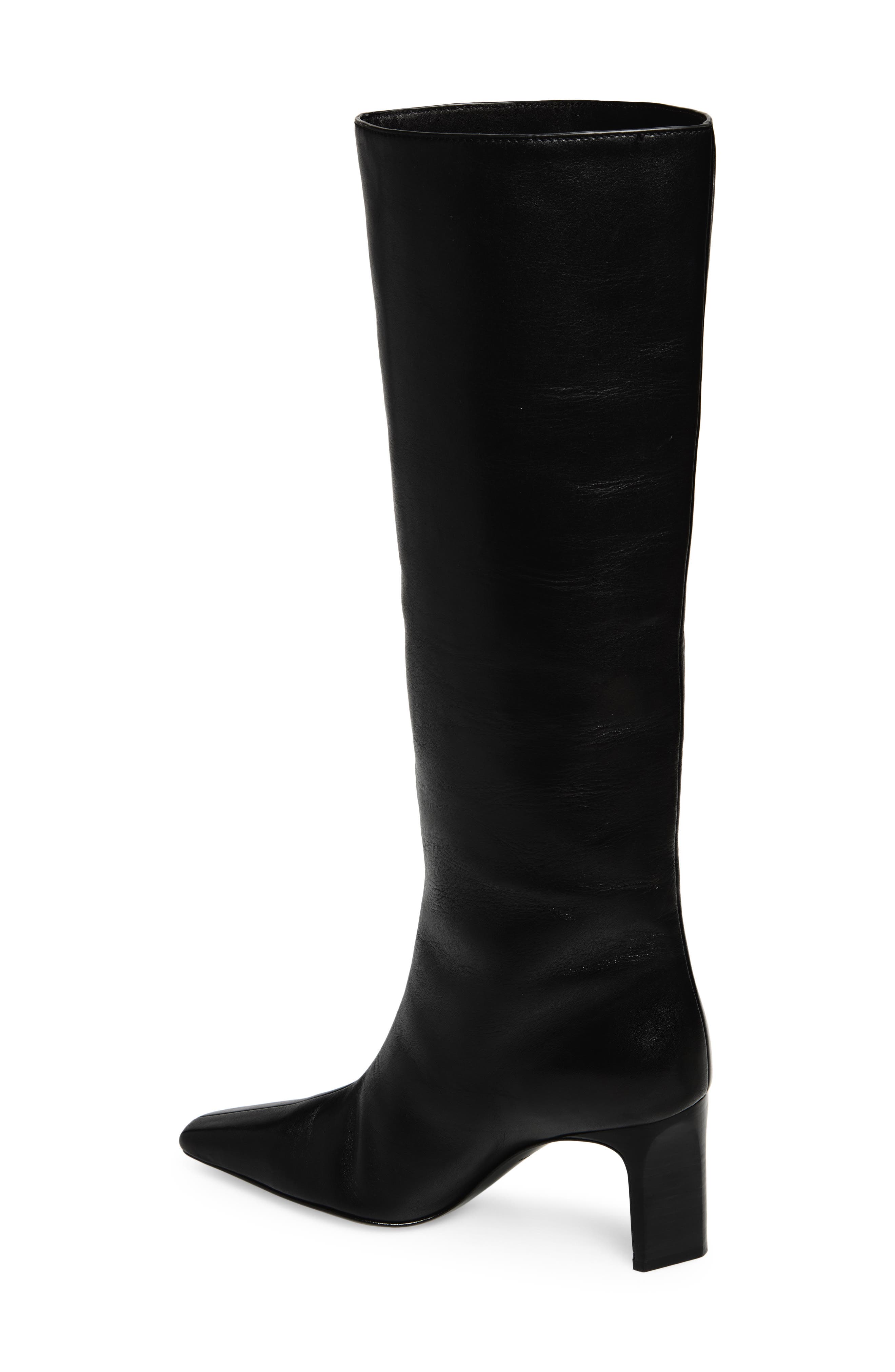 Kristie Knee High Boot, Alternate, color, BLACK