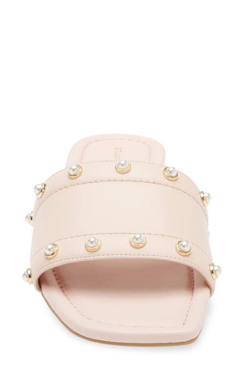 Stuart Weitzman Pearl Slide Sandal In Rosewater