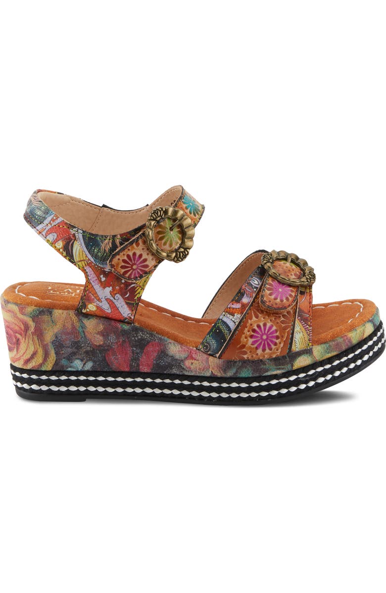 L'Artiste by Spring Step Flavour Platform Wedge Sandal, Alternate, color,